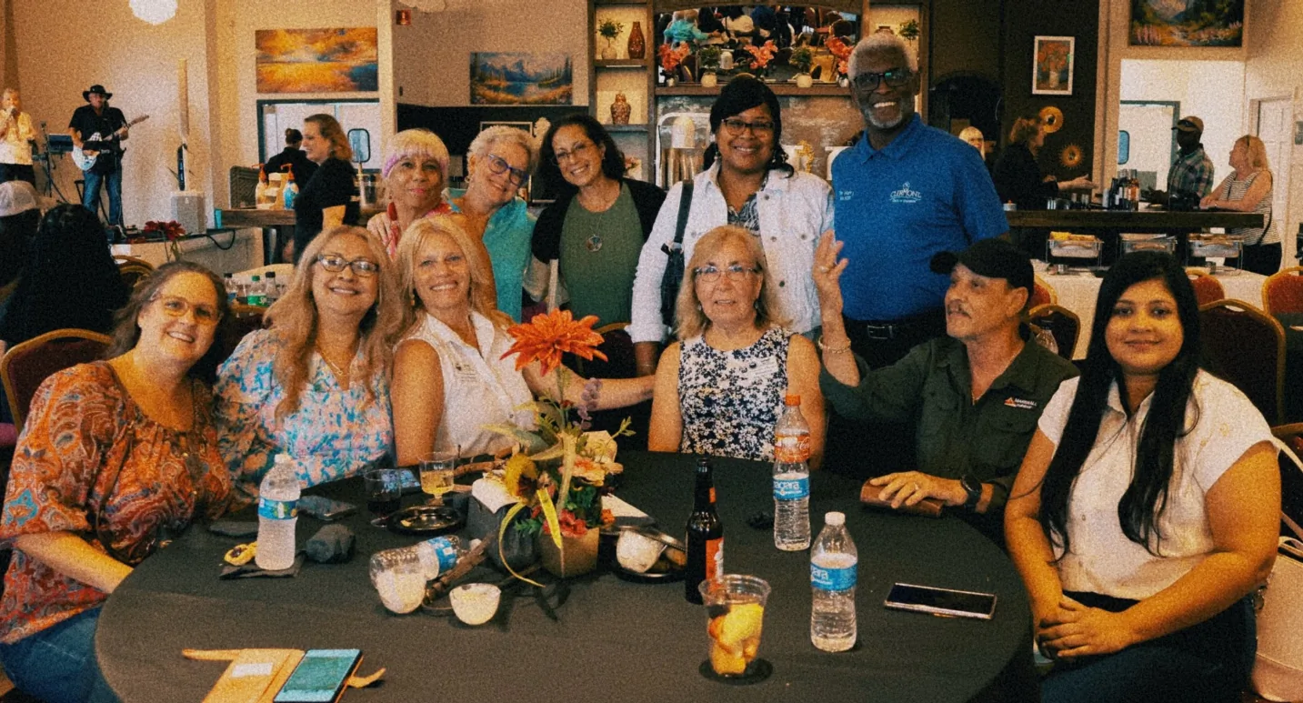 Candid moment from The Venue Clermont grand opening and ribbon cutting celebration